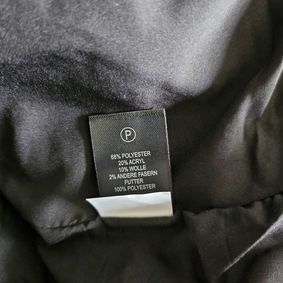 New Rachel Zoe Tweed Plaid Double Beasted Wool Blend Black/Pink Blazer NWT Small - Picture 10 of 10